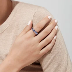 Rings|Effy Jewelry Nahla Siri 14K White Gold Tanzanite Diamond Ring, 1.58 TCW