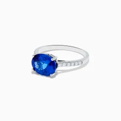 Rings|Effy Jewelry Nahla Siri 14K White Gold Tanzanite and Diamond Ring