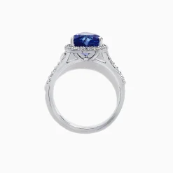 Rings|Effy Jewelry Nahla Siri 14K White Gold Tanzanite and Diamond Heart Ring, 2.38 TCW