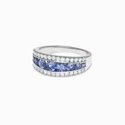 Rings|Effy Jewelry Nahla Siri 14K White Gold Tanzanite and Diamond Ring, 1.54 TCW