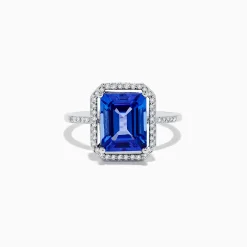 Rings|Effy Jewelry Nahla Siri 14K White Gold Tanzanite and Diamond Ring