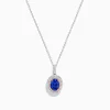 Necklaces & Pendants|Effy Jewelry Nahla Siri 14K White u0026 Rose Gold Tanzanite and Diamond Pendant