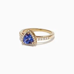 Rings|Effy Jewelry Nahla Siri 14K Yellow Gold Tanzanite and Diamond Ring, 0.96 TCW