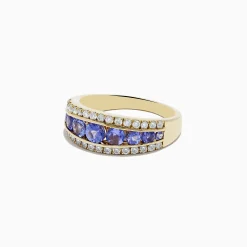 Rings|Effy Jewelry Nahla Siri 14K Yellow Gold Tanzanite and Diamond Ring