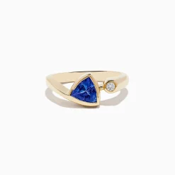Rings|Effy Jewelry Nahla Siri 14K Yellow Gold Tanzanite and Diamond Ring