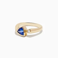 Rings|Effy Jewelry Nahla Siri 14K Yellow Gold Tanzanite and Diamond Ring