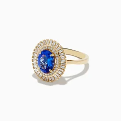 Rings|Effy Jewelry Nahla Siri 14K Yellow Gold Tanzanite and Diamond Ring
