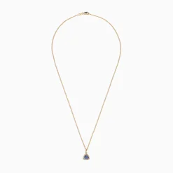 Necklaces & Pendants|Effy Jewelry Nahla Siri 14K Yellow Gold Tanzanite u0026 Diamond Pendant, 0.72 TCW