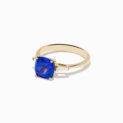 Rings|Effy Jewelry Nahla Siri 14K Yellow Gold Tanzanite and Diamond Ring