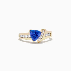 Rings|BH Multi Nahla Siri 14K Yellow Gold Tanzanite and Diamond Ring, 1.40 TCW