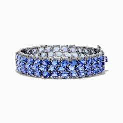 Bracelets|Effy Jewelry Nahla Siri Sterling Silver Tanzanite and Diamond Bracelet