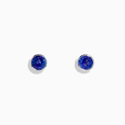 Earrings|Effy Jewelry Nahla Siri Sterling Silver Tanzanite Stud Earrings