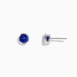 Earrings|Effy Jewelry Nahla Siri Sterling Silver Tanzanite Stud Earrings