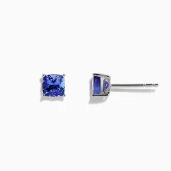 Earrings|BH Multi Nahla Siri Sterling Silver Tanzanite Stud Earrings, 1.90 TCW