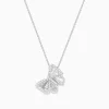 Necklaces & Pendants|BH Multi Nature 14K White Gold Diamond Butterfly Pendant