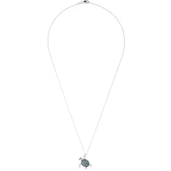 Necklaces & Pendants|Effy Jewelry Novelty 14K Gold Blue u0026 White Diamond Turtle Pendant, 0.70 TCW