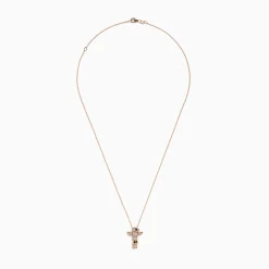 Necklaces & Pendants|BH Multi Novelty 14K Gold Diamond and White Sapphire Totem Pendant, 0.28 TCW