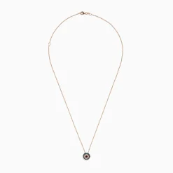 Necklaces & Pendants|BH Multi Novelty 14K Gold Ruby, Blue u0026 White Diamond Evil Eye Pendant,0.40 TCW