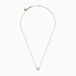 Necklaces & Pendants|Effy Jewelry Novelty 14K Rose Gold Diamond Crown Necklace