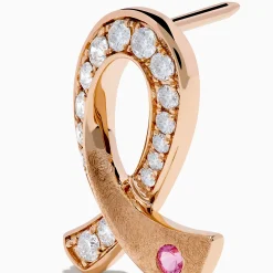 Accessories|Effy Jewelry Novelty 14K Rose Gold Pink Sapphire u0026 Diamond Pink Ribbon Pin