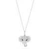 Necklaces & Pendants|Effy Jewelry Novelty 14K White Gold Diamond Elephant Pendant, 0.73 TCW