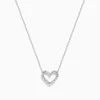 Necklaces & Pendants|Effy Jewelry Novelty 14K White Gold Diamond Heart Necklace