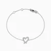 Bracelets|Effy Jewelry Novelty 14K White Gold Heart Bracelet