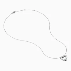Necklaces & Pendants|Effy Jewelry Novelty 14K White Gold Multi Shape Diamond Heart Necklace