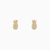 Earrings|BH Multi Novelty 14K Yellow Gold Diamond Pineapple Earrings, 0.27 TCW
