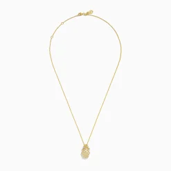 Necklaces & Pendants|Effy Jewelry Novelty 14K Yellow Gold Diamond Pineapple Pendant