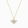 Necklaces & Pendants|BH Multi Novelty 14K Yellow Gold Diamond Bee Pendant, 0.26 TCW