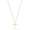 Necklaces & Pendants|Effy Jewelry Novelty 14K Yellow Gold Diamond Cross Pendant, 0.22 TCW
