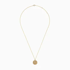 Necklaces & Pendants|BH Multi Novelty 14K Yellow Gold Diamond Moon Pendant, 0.24 TCW