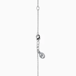 Necklaces & Pendants|Effy Jewelry Ocean Bleu 14K White Gold Blue Topaz and Diamond Pendant