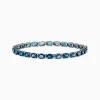 Bracelets|Effy Jewelry Ocean Bleu 14K White Gold London Blue Topaz Tennis Bracelet 13.55 TCW