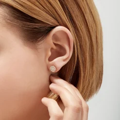 Earrings|Effy Jewelry Pave Classica 14K Rose Gold Diamond Stud Earrings, 0.38 TCW