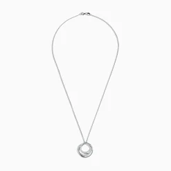 Necklaces & Pendants|Effy Jewelry Pave Classica 14K White Gold Diamond Pendant, 0.41 TCW