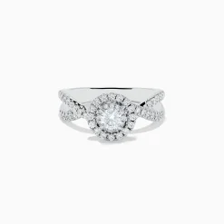 Rings|BH Multi Pave Classica 14K White Gold Diamond Ring
