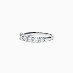 Rings|Effy Jewelry Pave Classica 14K White Gold Diamond Band 1.03 TCW