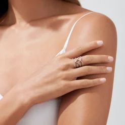 Rings|Effy Jewelry Pave Classica 14K White Gold Diamond Fashion Ring, 0.42 TCW