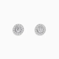 Earrings|BH Multi Pave Classica 14K White Gold Diamond Stud Earrings