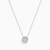 Necklaces & Pendants|BH Multi Pave Classica 14K White Gold Diamond Pendant 0.49 TCW