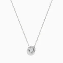 Necklaces & Pendants|BH Multi Pave Classica 14K White Gold Diamond Pendant 0.49 TCW