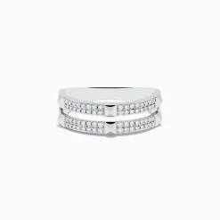 Rings|Effy Jewelry Pave Classica 14K White Gold Diamond Studded Ring