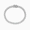 Bracelets|Effy Jewelry Pave Classica 14K White Gold Diamond Bracelet