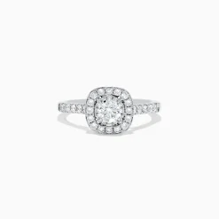 Rings|BH Multi Pave Classica 14K White Gold Diamond Engagement u0026 Wedding Ring Set 1.34 TCW