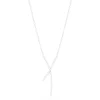 Necklaces & Pendants|Effy Jewelry Pave Classica 14K White Gold Diamond Criss Cross Necklace, 0.19 TCW