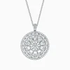 Necklaces & Pendants|BH Pave Classica 14K White Gold Diamond Pendant, 2.80 TCW