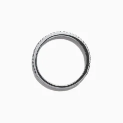 Rings|Effy Jewelry Pave Classica 14K White Gold Diamond Band Set, 0.36 TCW