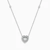 Necklaces & Pendants|Effy Jewelry Pave Classica 14K White Gold Diamond Heart Necklace